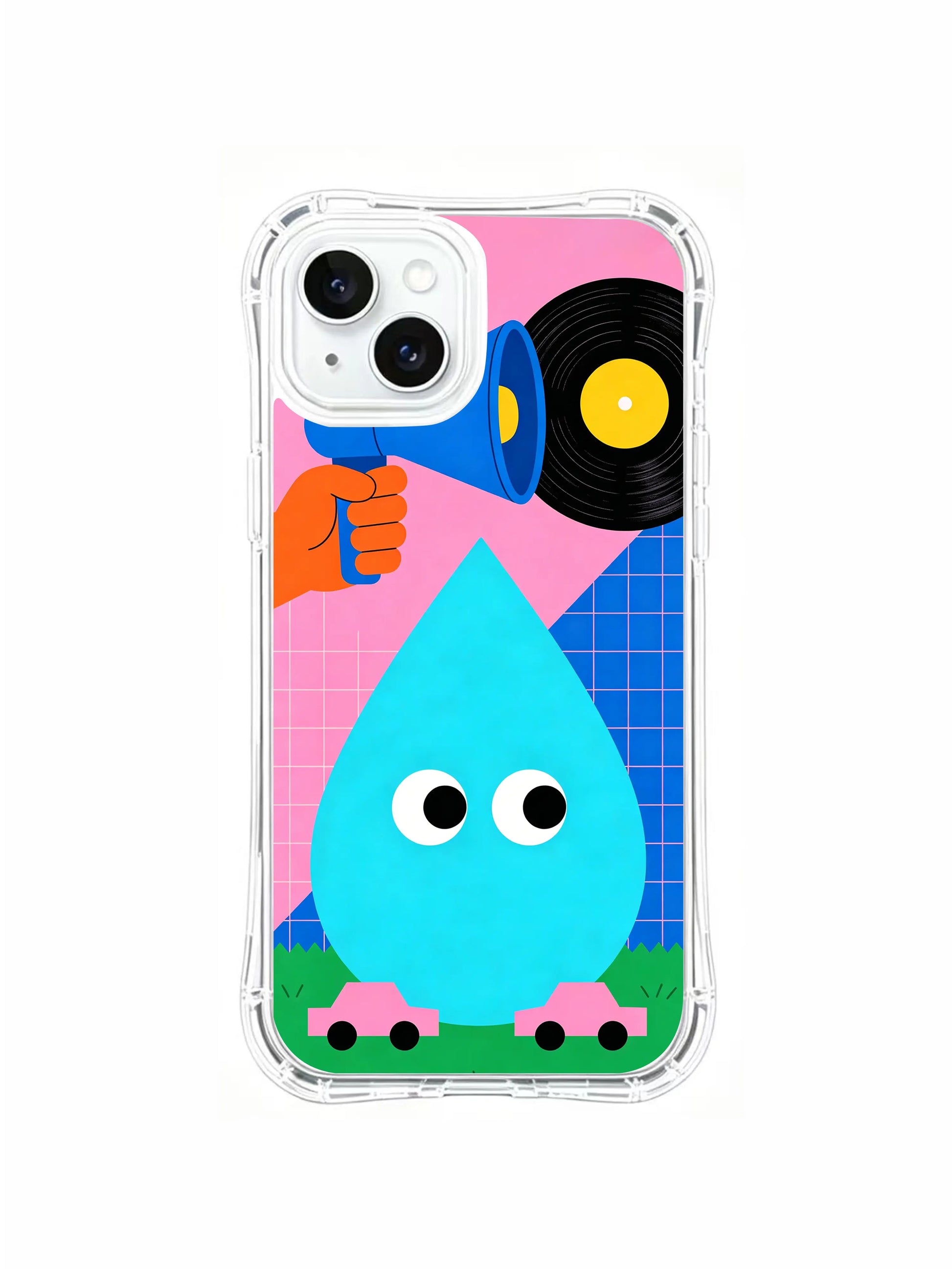 PhoneCasing Minimalist Bold Art iPhone 15 Plus Case, part of the exclusive Jun Xiant artist collab collection
