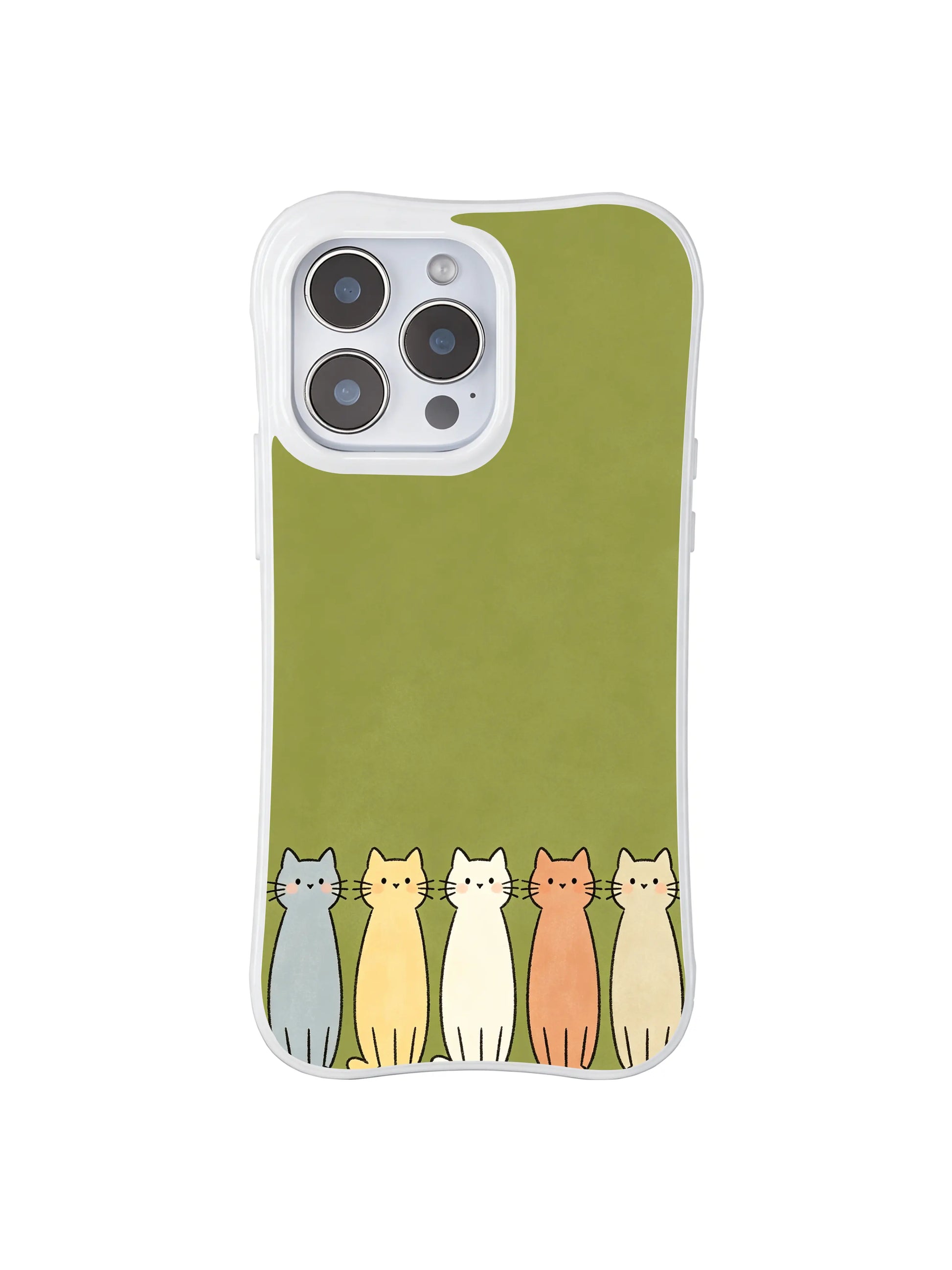 PhoneCasing iPhone 16 Pro Max showcasing Natural Whimsy Cats, playful kitties that blend calm nature with light fairy-tale charm.