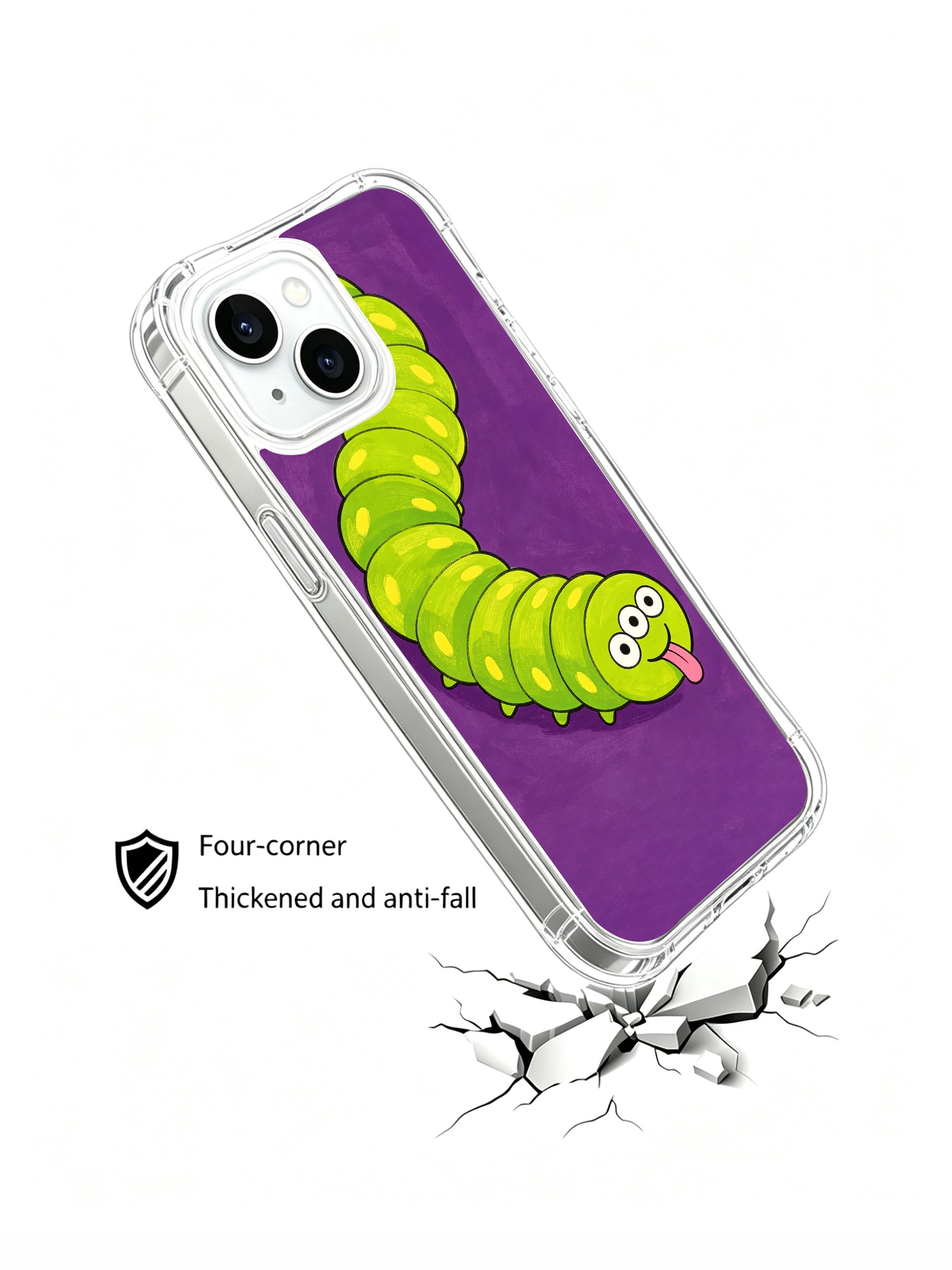 PhoneCasing Neon Green Aesthetic iPhone 15 Plus Case, high-end artistic illustration for modern women