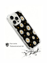 Night Sky Daisies artwork on an iPhone 16 Pro Max case