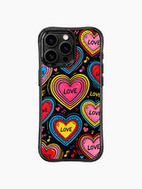 Nostalgic 90s Love Radio Heart Collection görseli içeren iPhone 13 Pro Max kılıfı