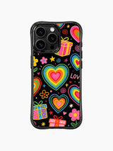 Nova Heartwell Rainbow Kiss Notes görseli içeren iPhone 13 Pro Max kılıfı
