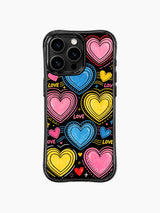 Nova Heartwell Retro Heart Radio görseli içeren iPhone 13 Pro Max kılıfı