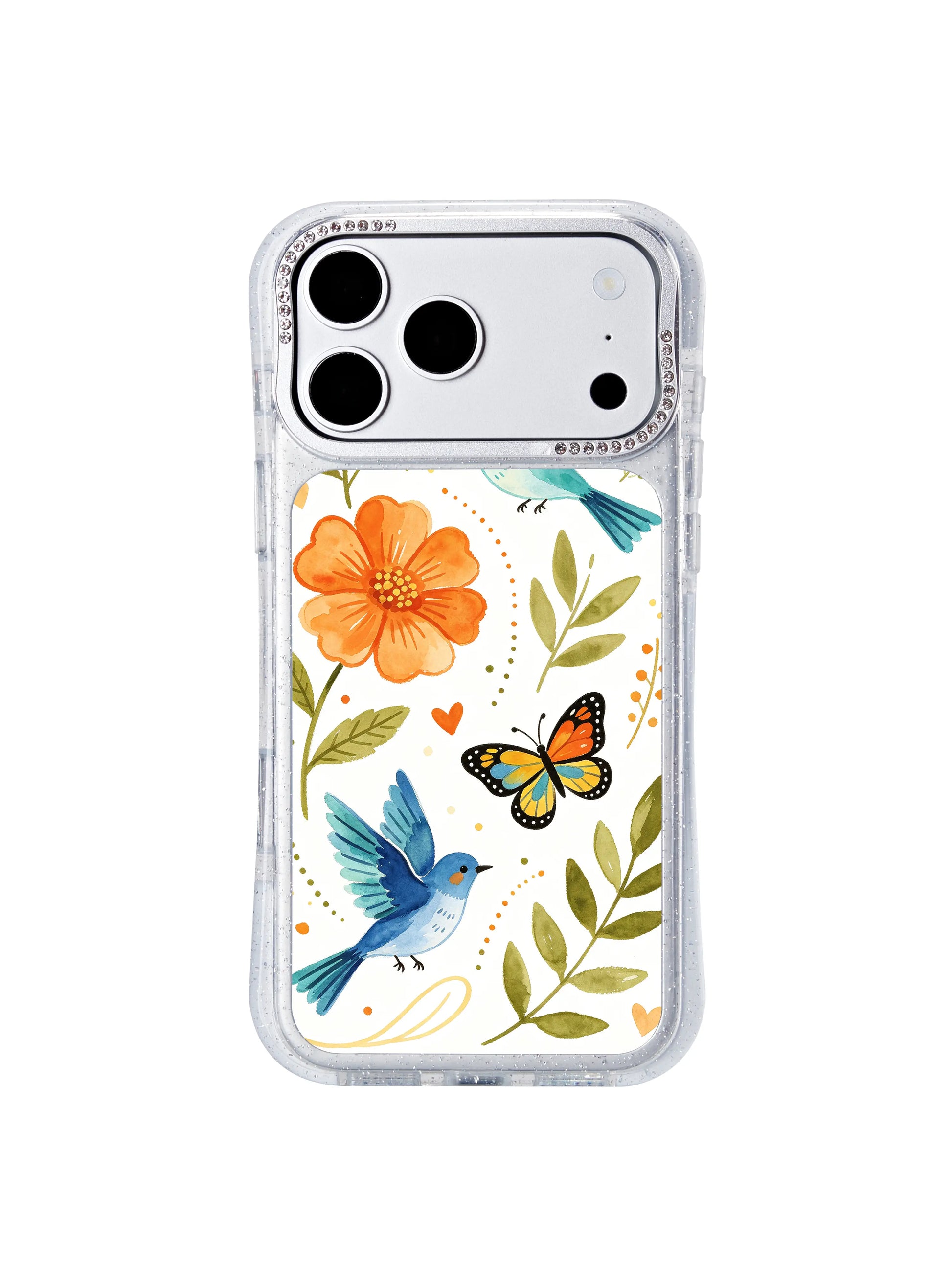 PhoneCasing thoughtful calming mindfulness gift iphone 17 pro Max casing with Aurelia Finch’s tranquil floral artwork, a meaningful present for focus, peace and steady daily mood.