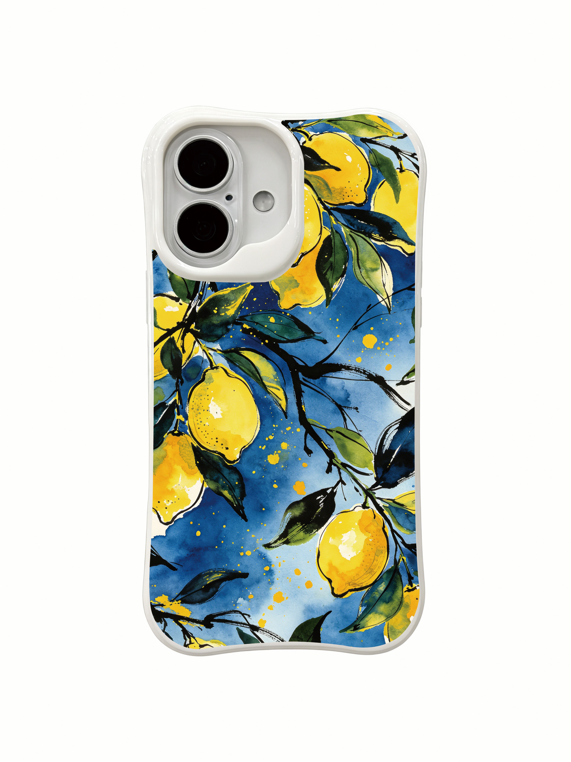 PhoneCasing organic lemon branch iPhone 16 Case, luxury made in California