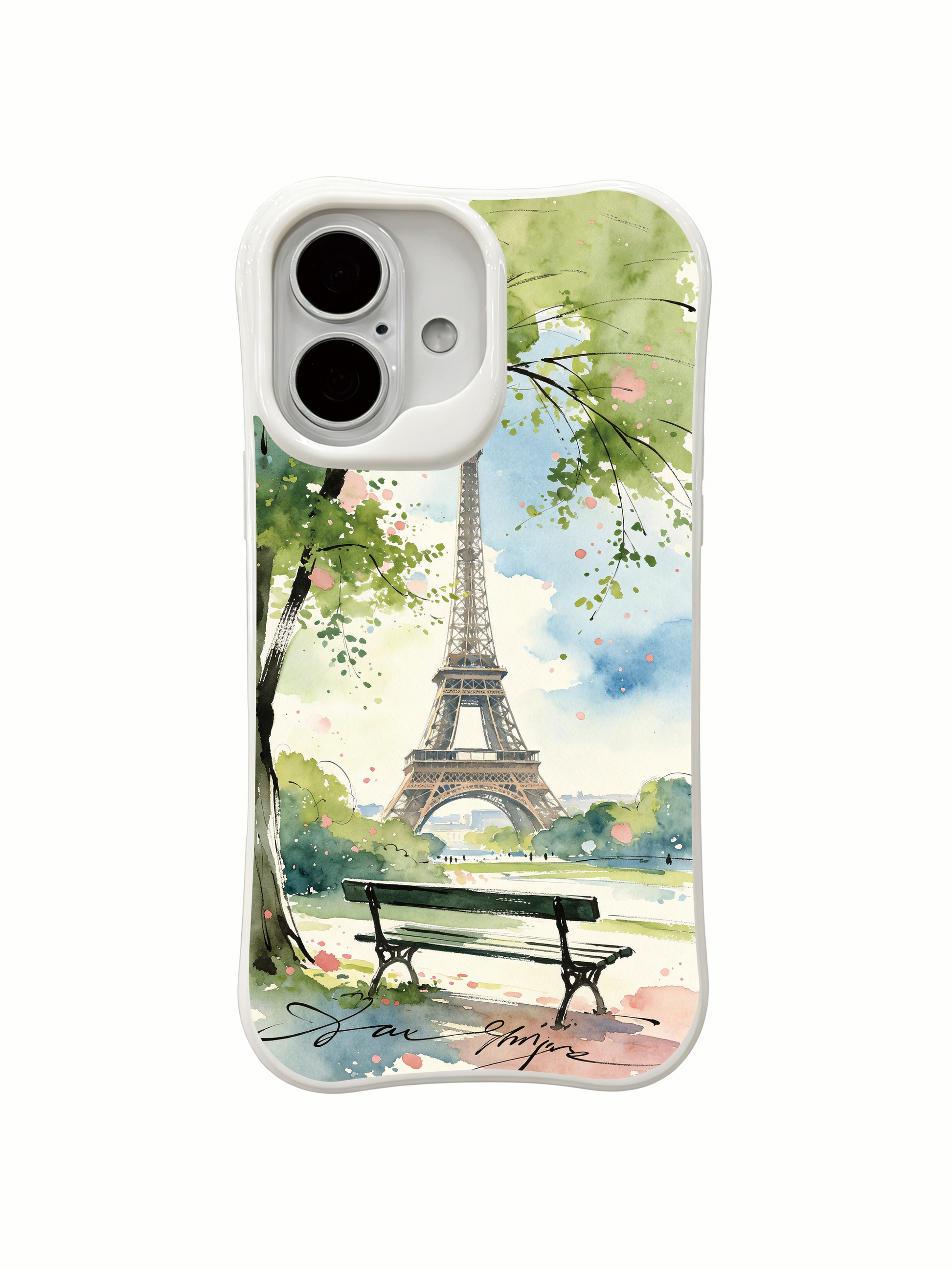 PhoneCasing organic Paris art iPhone 16 Case, luxury made in California