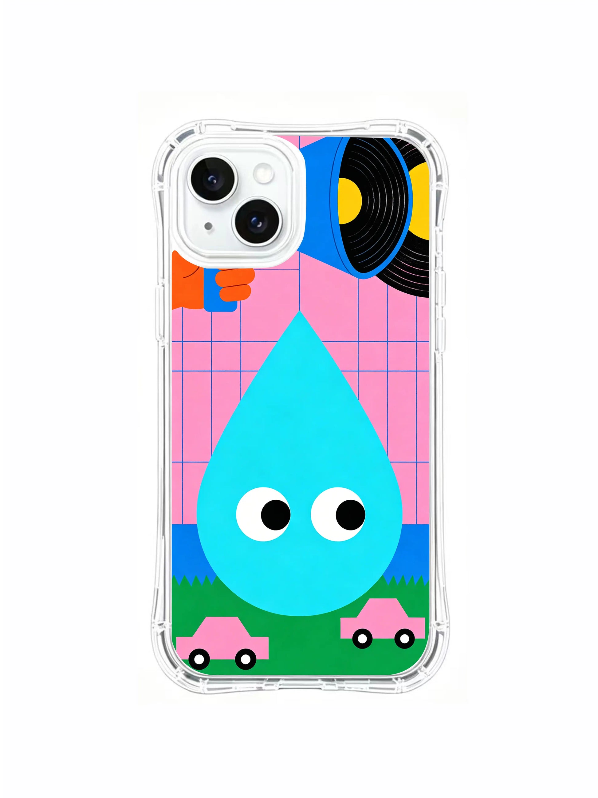 PhoneCasing Original Illustrated iPhone 15 Plus Case, 100% made in our California factory with premium craft