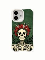 Red Berry Queen outdoor handheld scene on an iPhone 16 case
