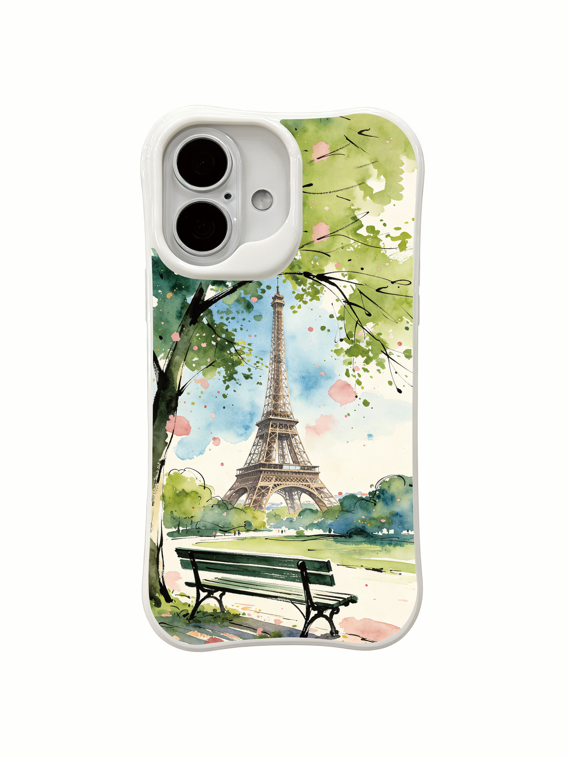 PhoneCasing Paris landscape iPhone 16 Case, modern artistic style