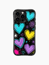 Pink Noise Love görseli galeri görünümü 17 içeren iPhone 13 Pro Max kılıfı