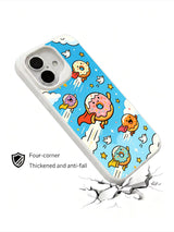 PhoneCasing playful sky flying scene iPhone 16 Plus Case, premium artist crafted art case with durable build.