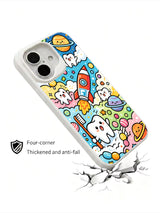 PhoneCasing playful sweet valley iPhone 16 Plus Case, exclusive art from Milo Yun’s Ice Cream Valley, premium California craft.