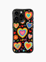 Rainbow Void pattern içeren iPhone 13 Pro Max kılıfı