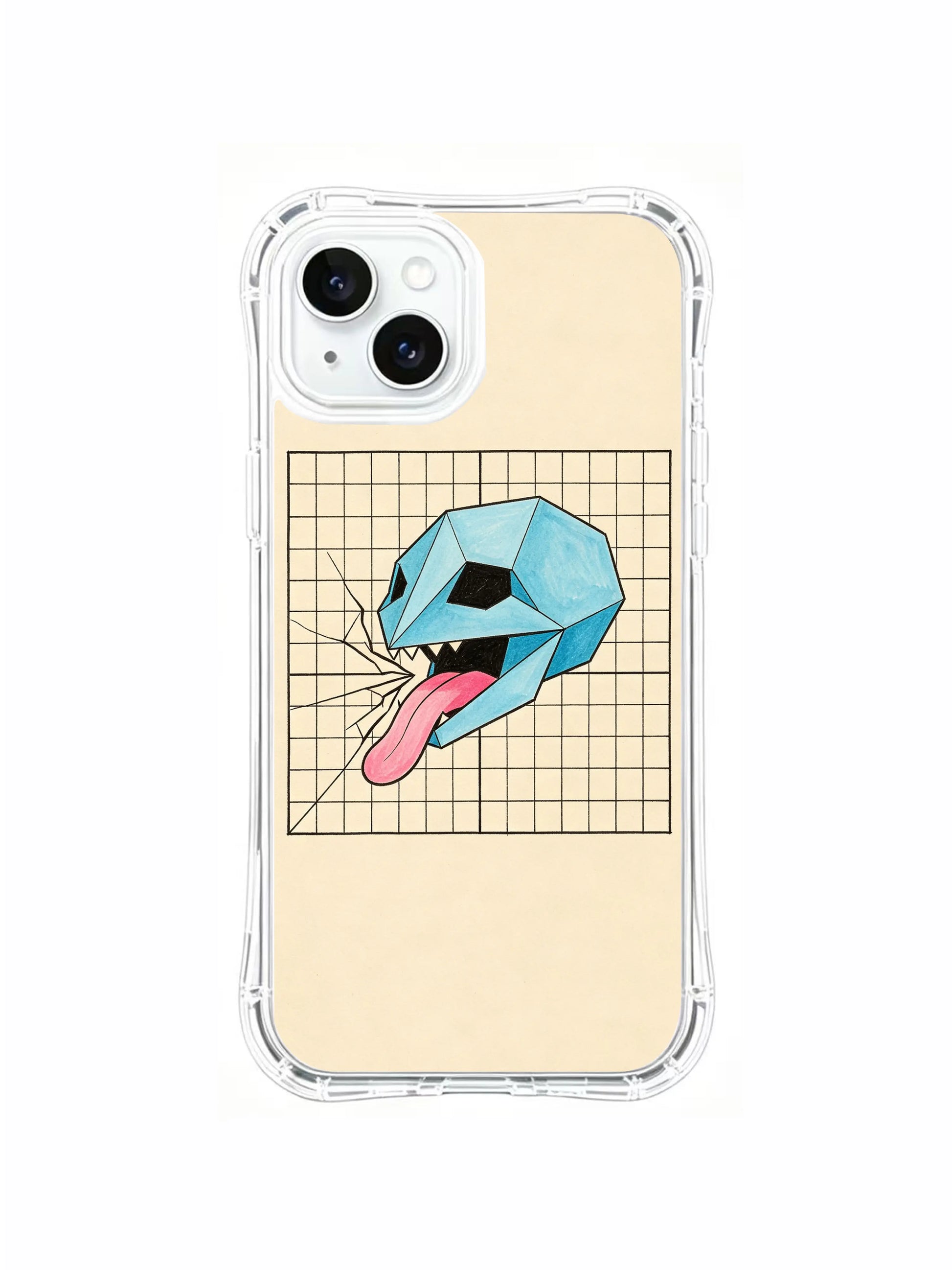 PhoneCasing Premium Protective Edgy Case iPhone 15 plus Case, raised edges for camera defense