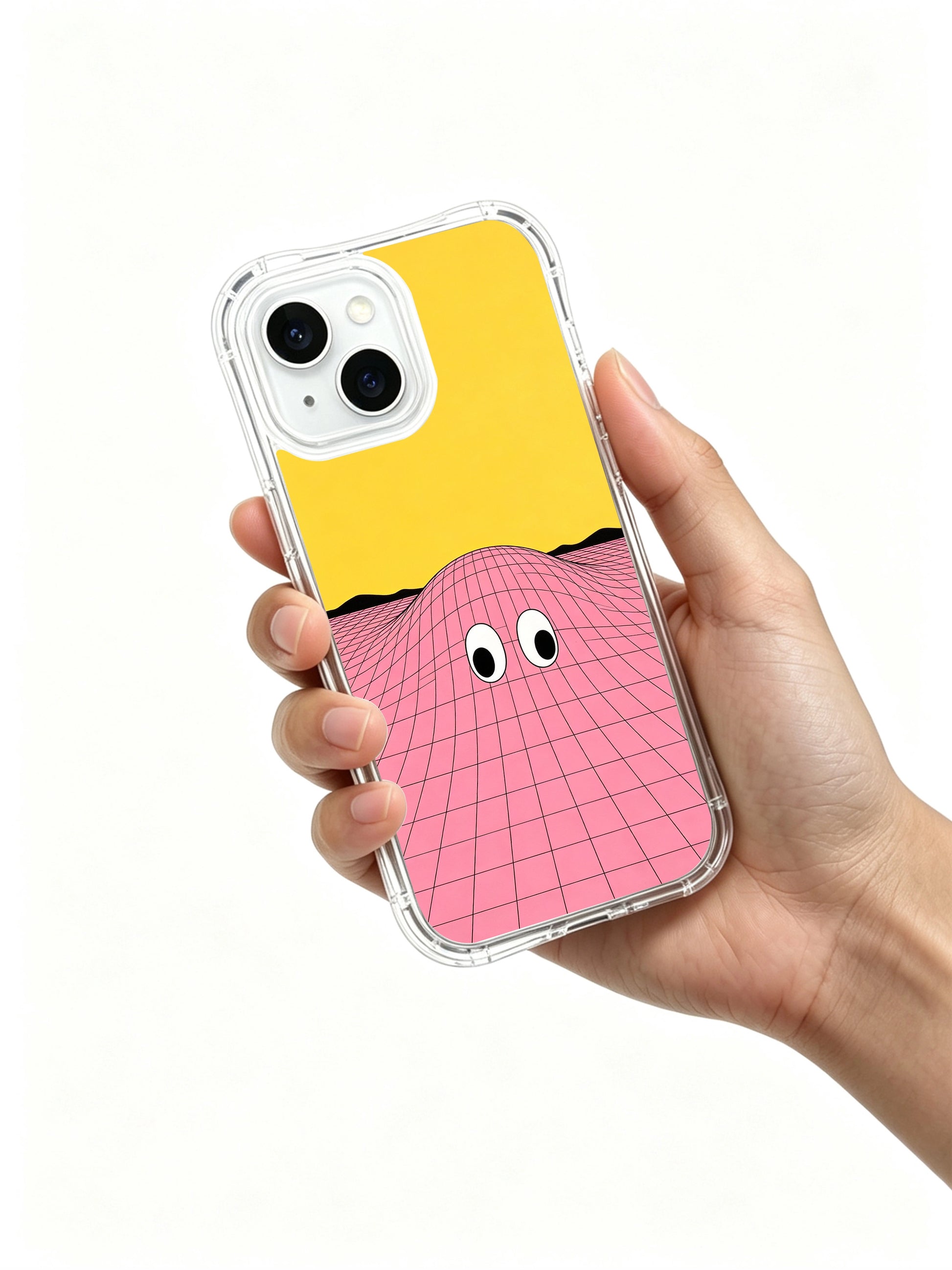 PhoneCasing Premium Wave Illustration iPhone 15 Plus Case, stylish high-end cover for women