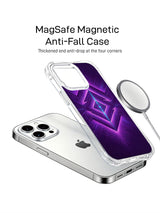 PhoneCasing purple neon futuristic iPhone 14 Pro Max Case printed in California USA