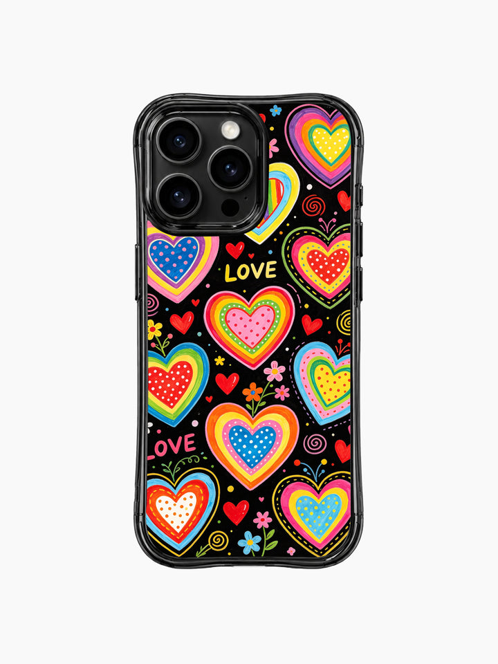 Rainbow Heart Candy Shop iPhone 13 Pro Max Case