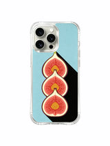 iPhone 15 Pro Max case with rearranged fig artwork