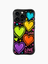 Void Heartbeat pattern içeren iPhone 13 Pro Max kılıfı