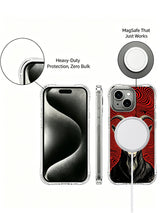 Retro underground band tour poster black goat fine art on PhoneCasing iPhone 13 Case, limited-edition artist collab case picked as thoughtful anniversary luxury gift for women fine art collectors.