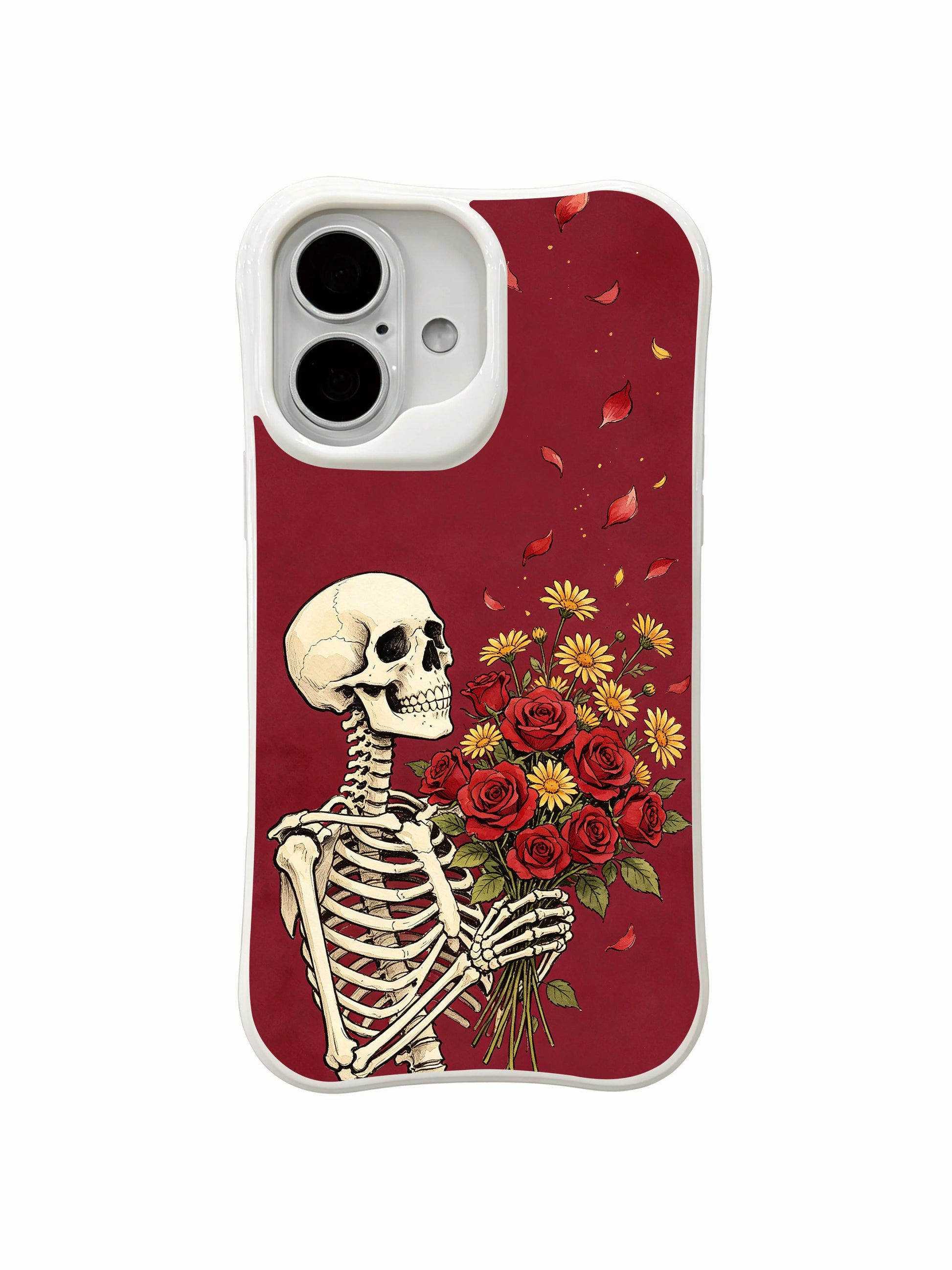 PhoneCasing vintage tattoo collectible iPhone 16 Case, four-corner thickened anti-drop shockproof protective iPhone 16 cover