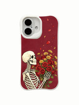 Roses for the Wind gothic art on an iPhone 16 case
