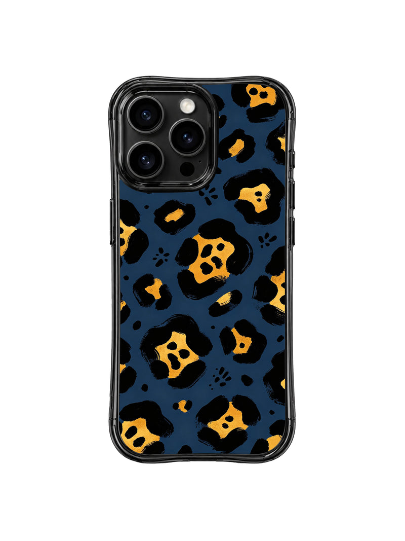 Midnight Gold Spots iPhone 14 Pro Case