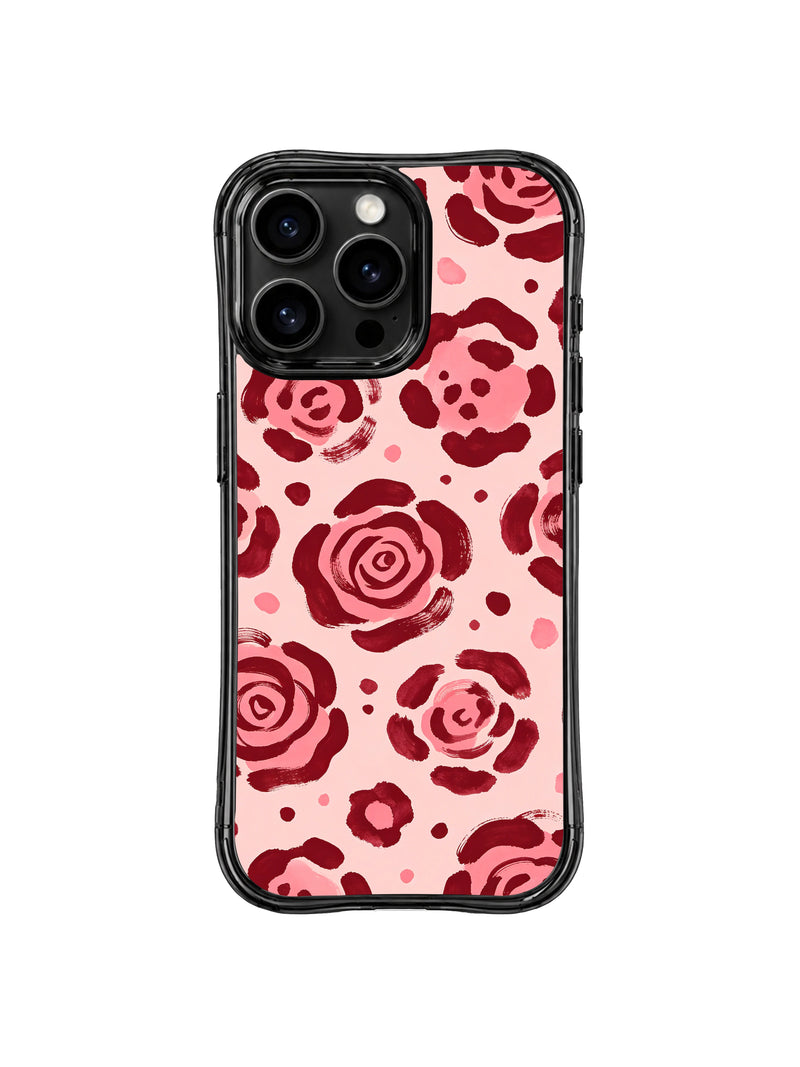 Pink Mist Rose Leopard iPhone 14 Pro Case