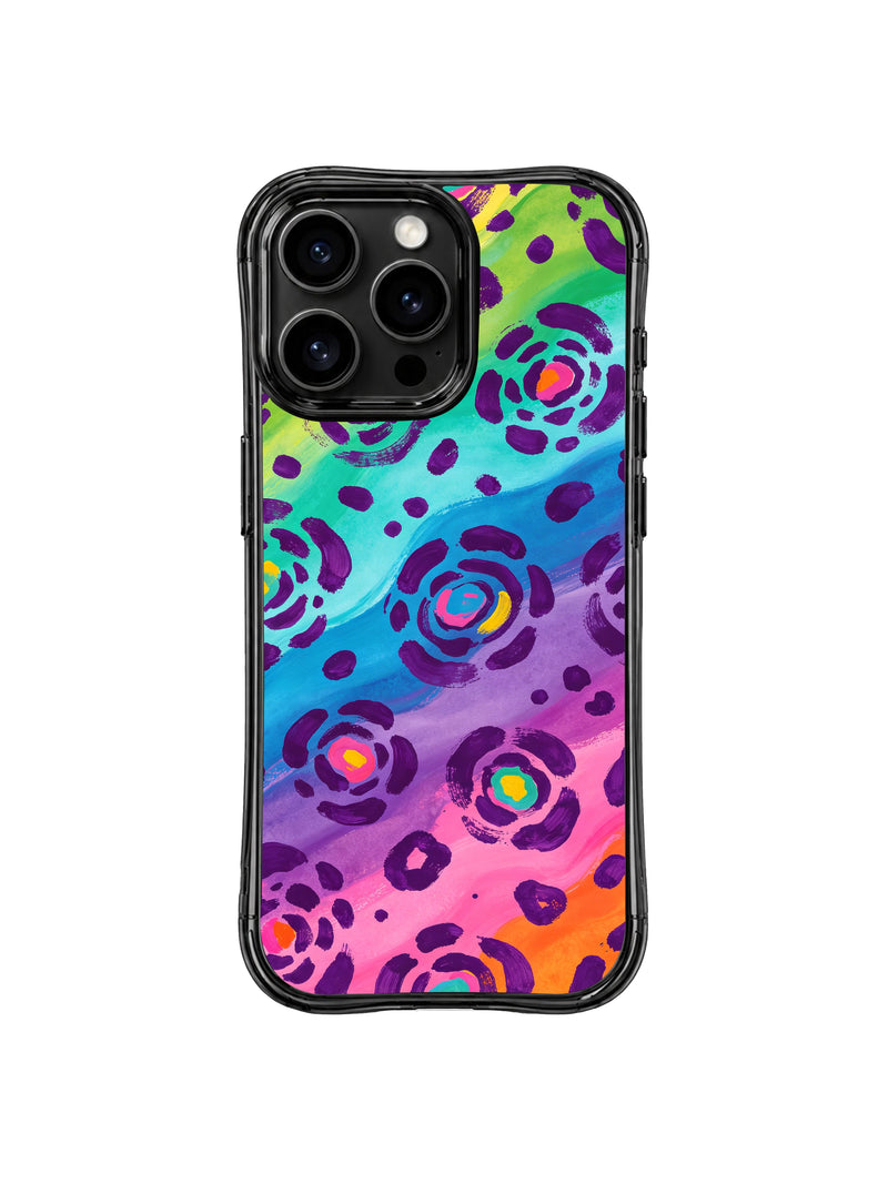 Rainbow Ambition Leopard iPhone 14 Pro Case