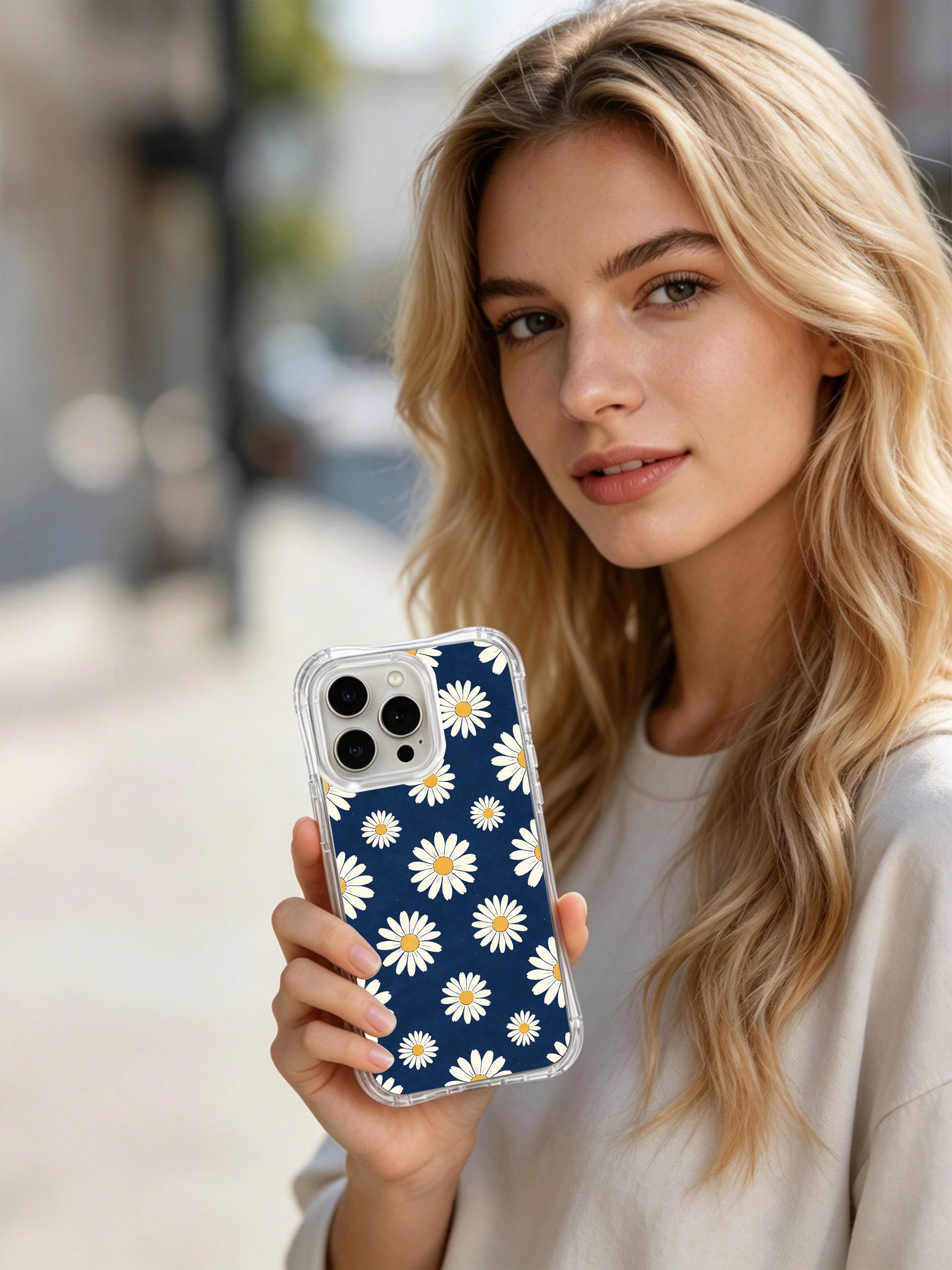 PhoneCasing iPhone 16 Pro Max Case featuring Serenity Blooms by Daisy Vale, calm flowers that bring a sense of peace and quiet.