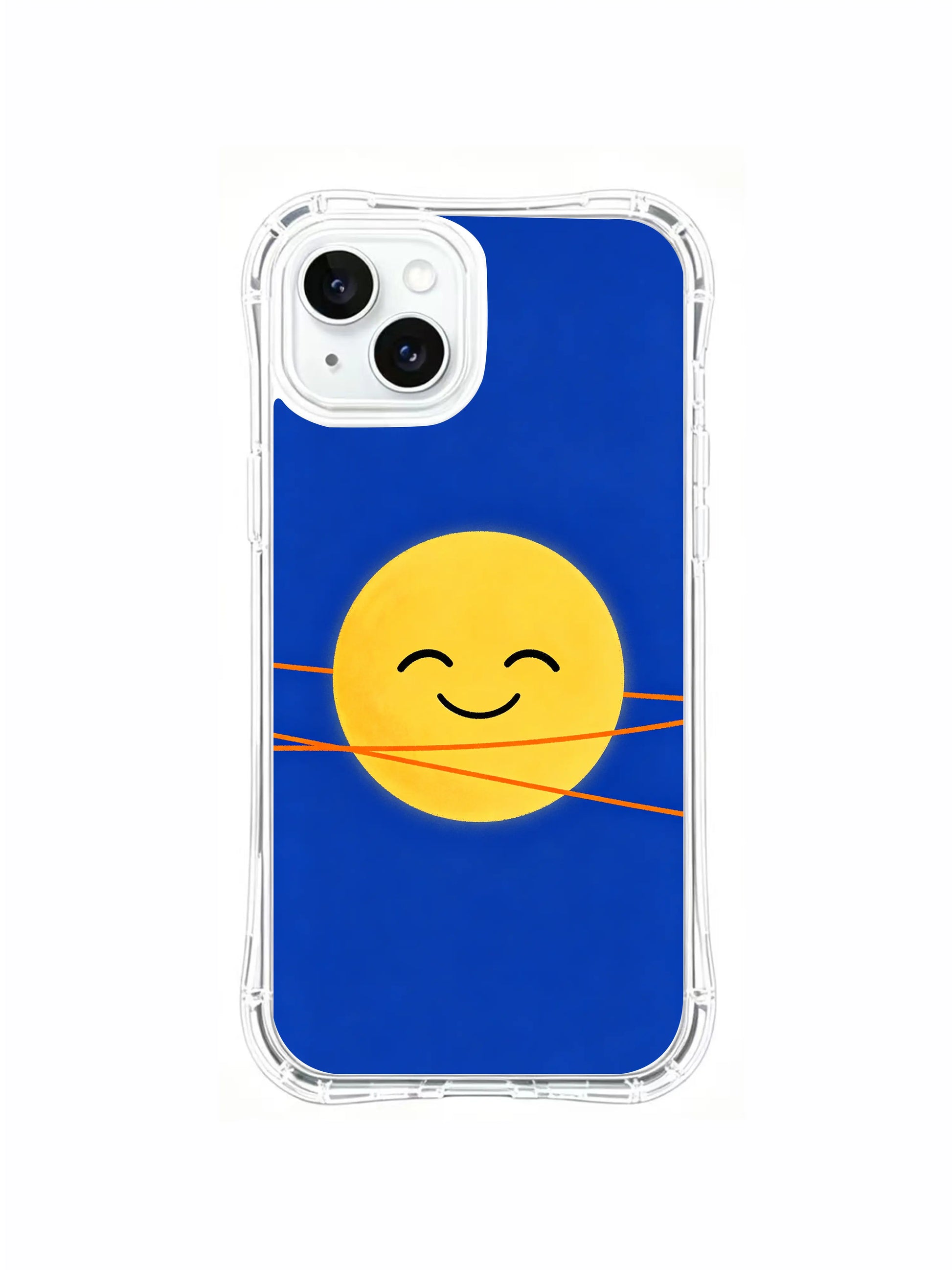 PhoneCasing Sleek Art Moon Nap iPhone 15 Plus Case, high-end artistic protective case