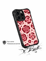 Pembe Sis Gül Leopar görseli galeri görünümü 4 içeren iPhone 14 Pro kılıfı