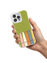 PhoneCasing iPhone 16 Pro Max showcasing Soft Guardian Cats, pastel kitties that feel like gentle protectors of a quiet green forest.
