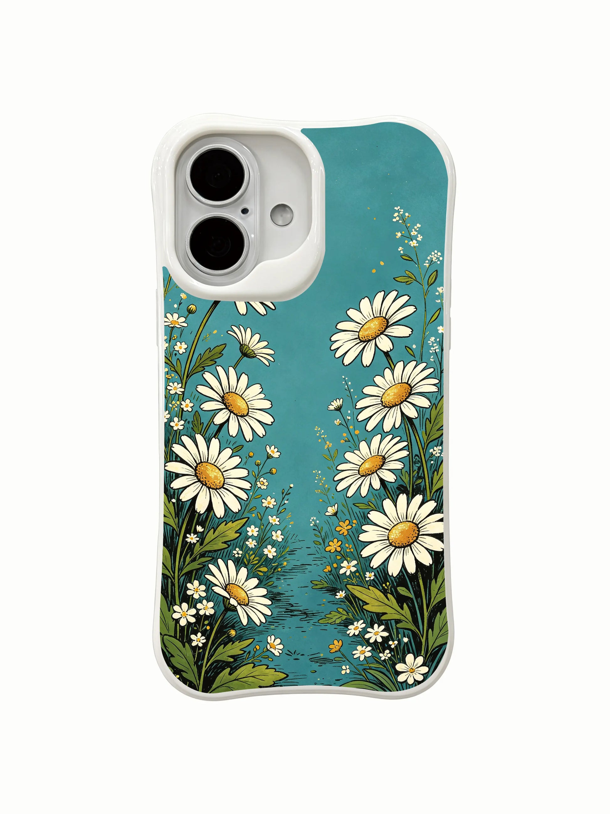 PhoneCasing soft watercolor dreamy garden iPhone 16 Plus Case, full-print original artwork with gentle floral details.