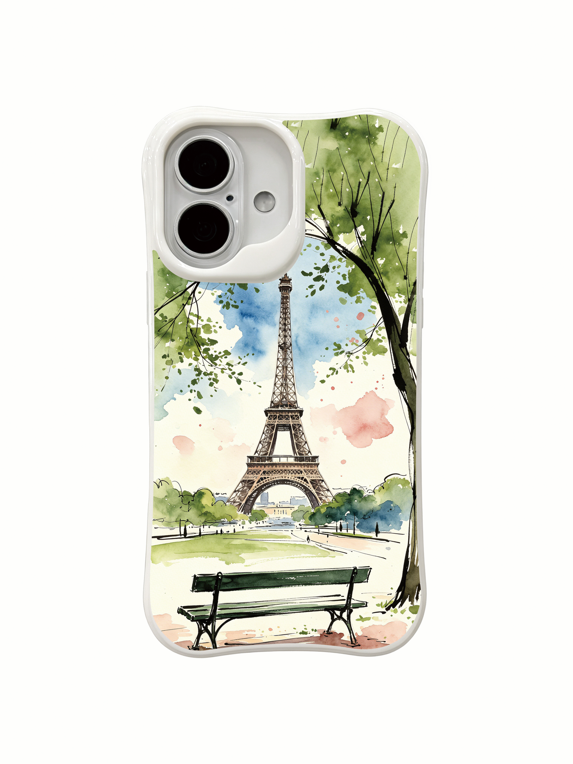 PhoneCasing soft watercolor iPhone 16 Case, premium illustrated design