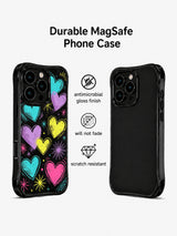 Pink Noise Love görseli galeri görünümü 3 içeren iPhone 13 Pro Max kılıfı
