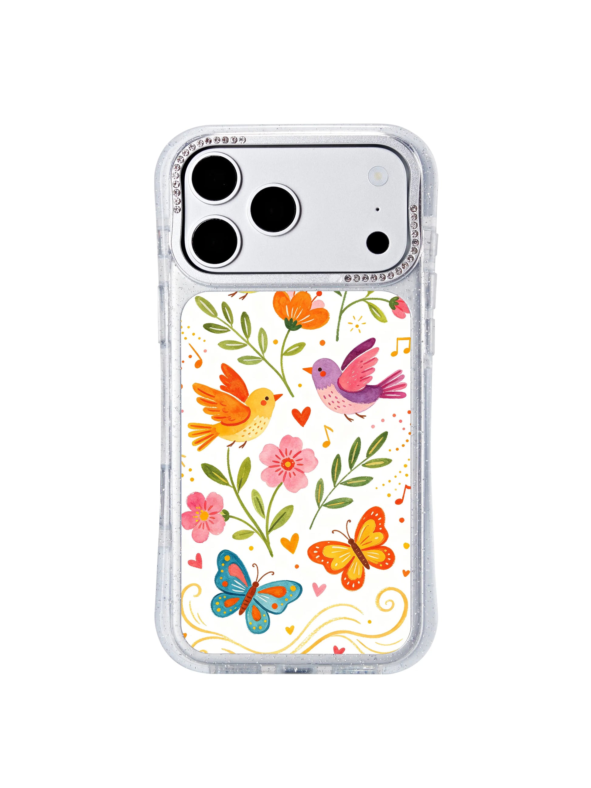 PhoneCasing thoughtful spring celebration gift iphone 17 pro Max casing with Aurelia Finch’s lively musical bird artwork, a heartwarming present for birthdays, holidays and joyful milestones.