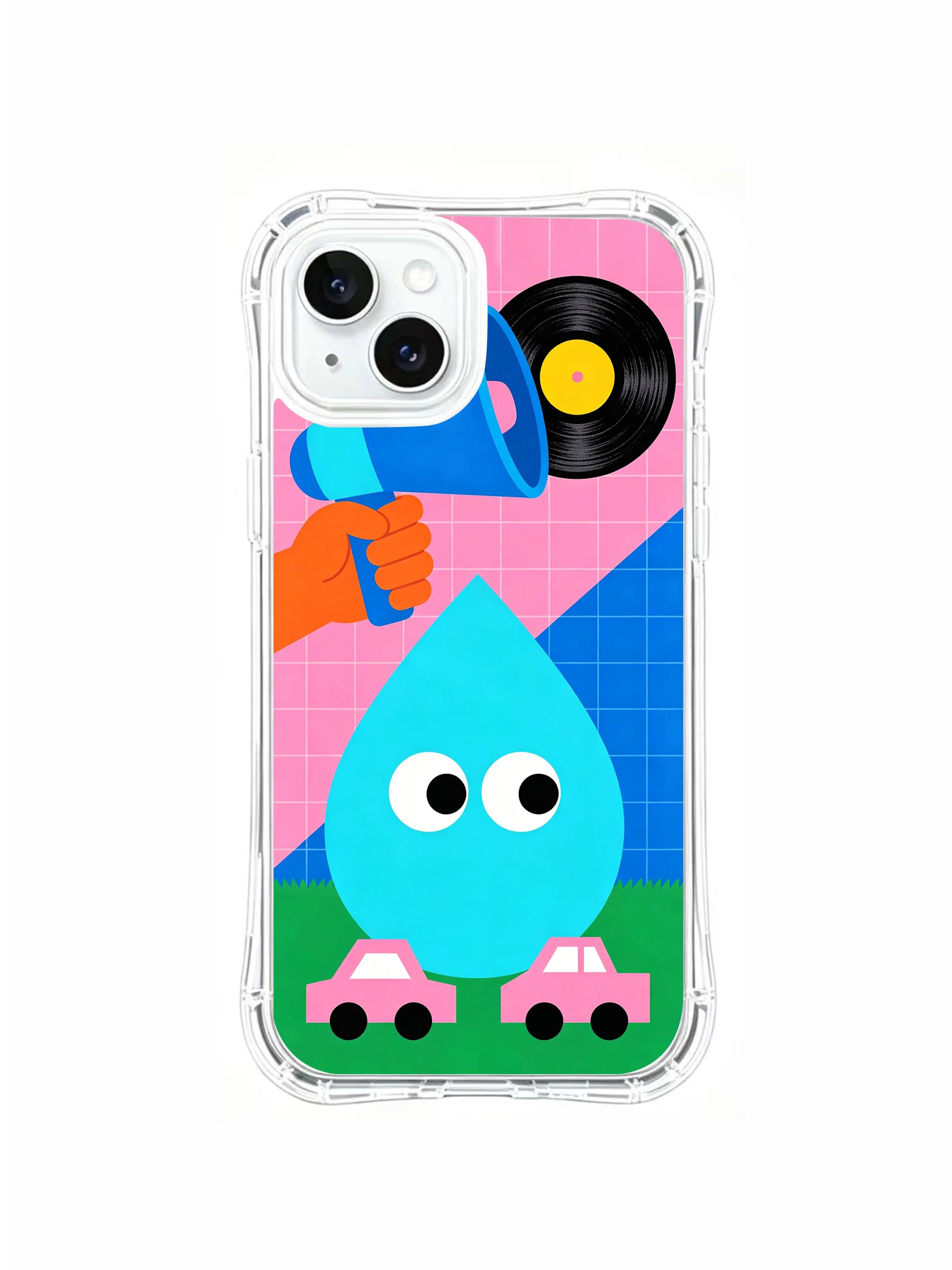 PhoneCasing Stylish Artistic iPhone 15 Plus Case, dopamine energy design by world-class illustrator Jun Xiant