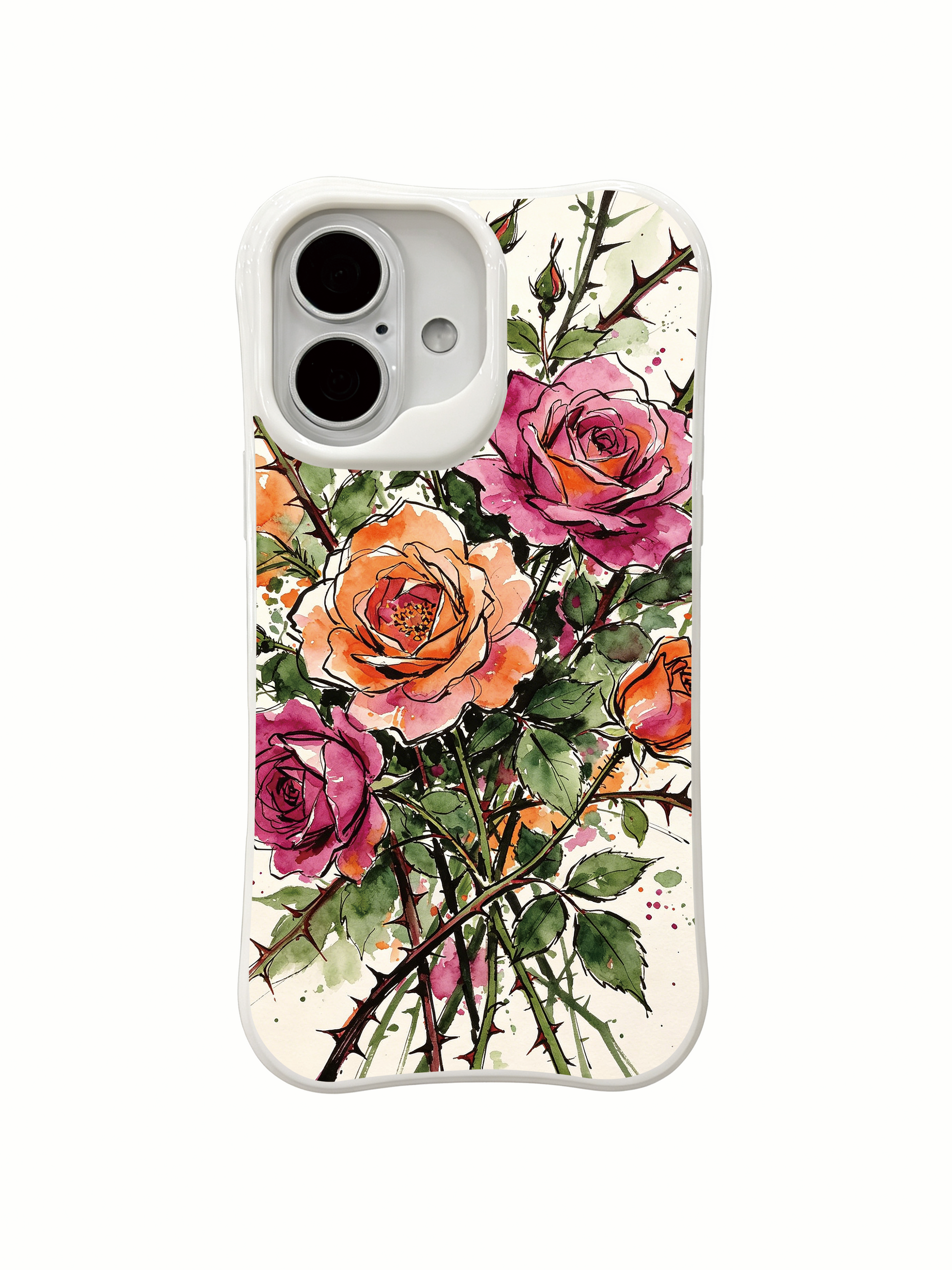 PhoneCasing sunlit rose garden iPhone 16 Case, exclusive Matisse Dufré artwork