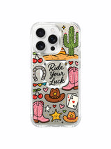 Sunshine Cactus Sticker Set görseli içeren iPhone 16 Pro Max kılıfı