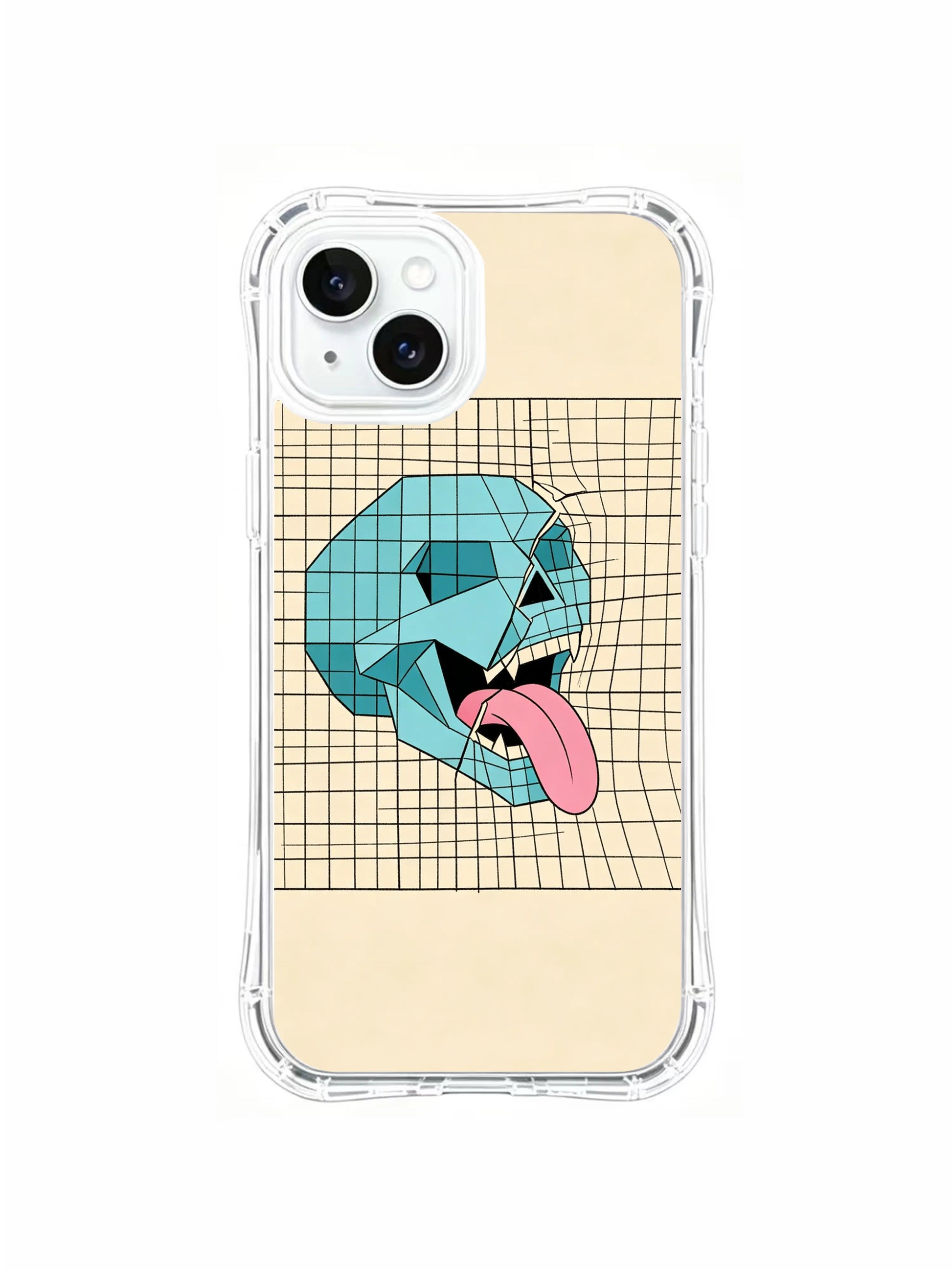 PhoneCasing Surreal Rebel Aesthetic iPhone 15 plus Case, shockproof hybrid protection