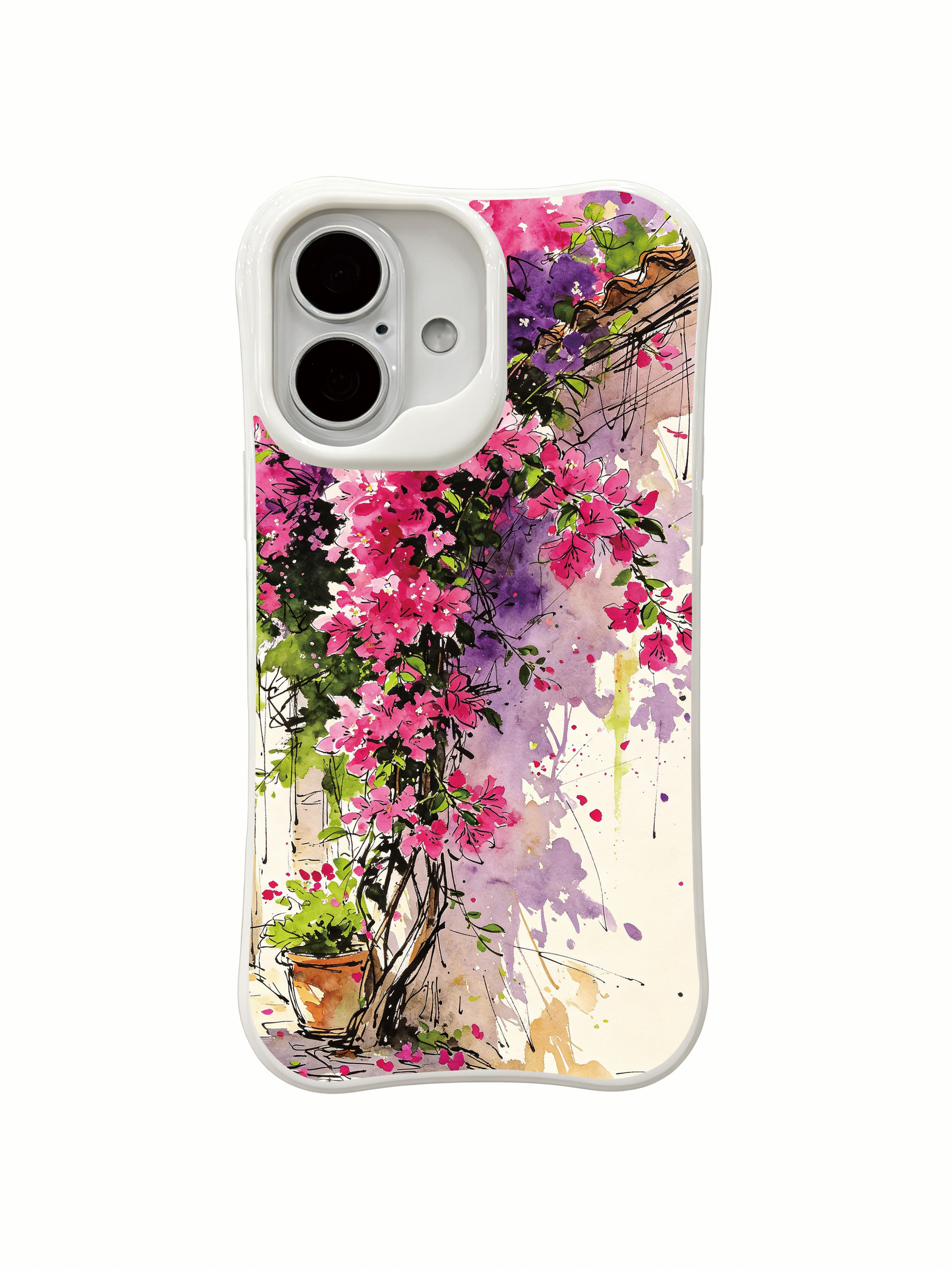 PhoneCasing timeless Capri flower iPhone 16 Case, limited edition art case