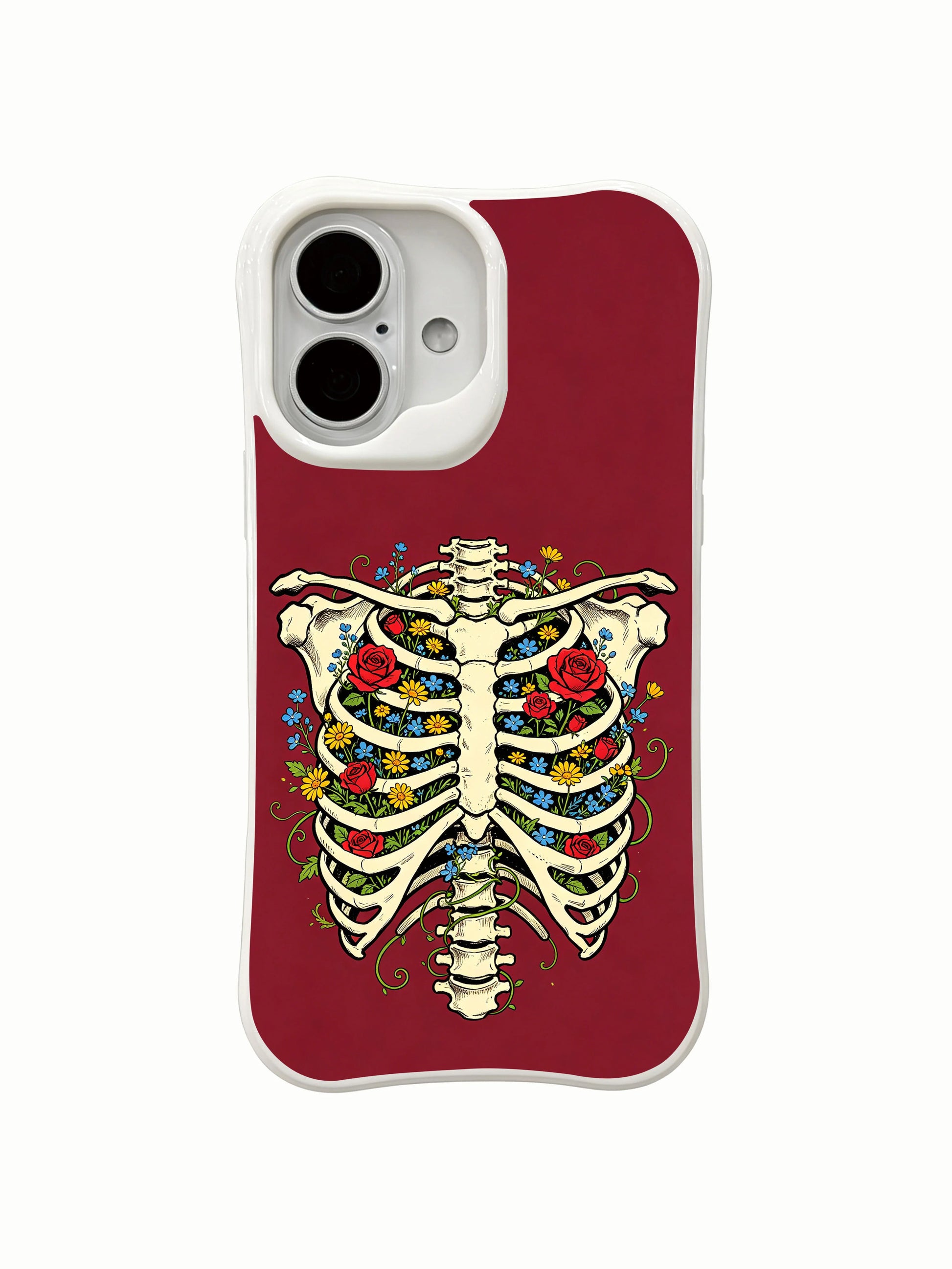PhoneCasing timeless inner emotional healing themed iPhone 16 Case, antimicrobial fade-proof glossy finish everyday iPhone 16 cover