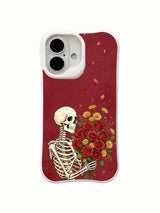 Timeless floral art composition on an iPhone 16 case