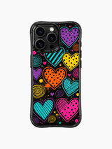 Tiny Accent Hearts Parade Art görseli içeren iPhone 13 Pro Max kılıfı