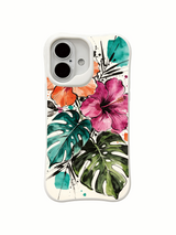 Luxury art tropical floral iPhone 16 Case from PhoneCasing, premium artist collaboration