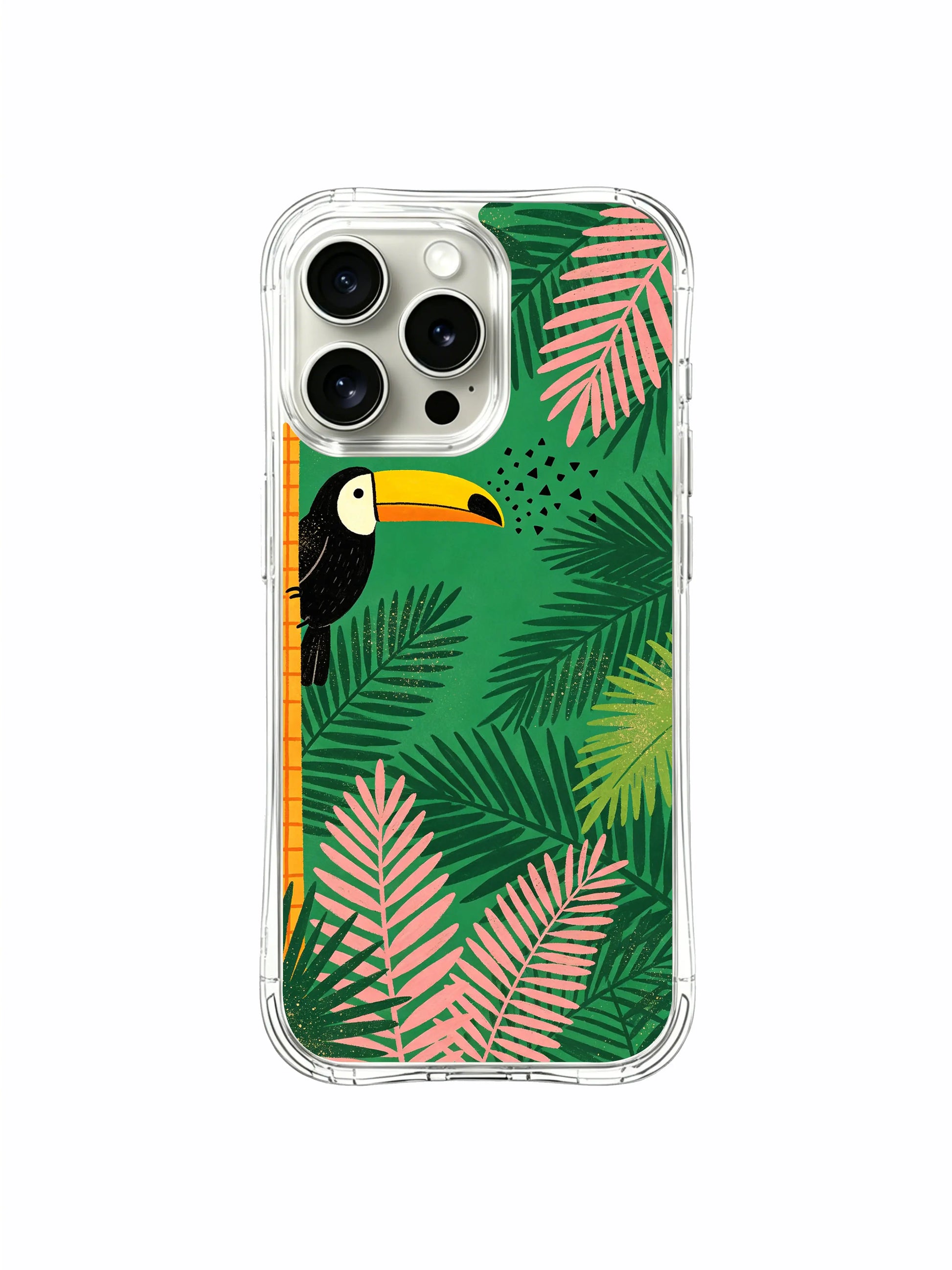 PhoneCasing Tropical Floral Toucan iPhone 15 Pro Max Case, modern aesthetic designer case