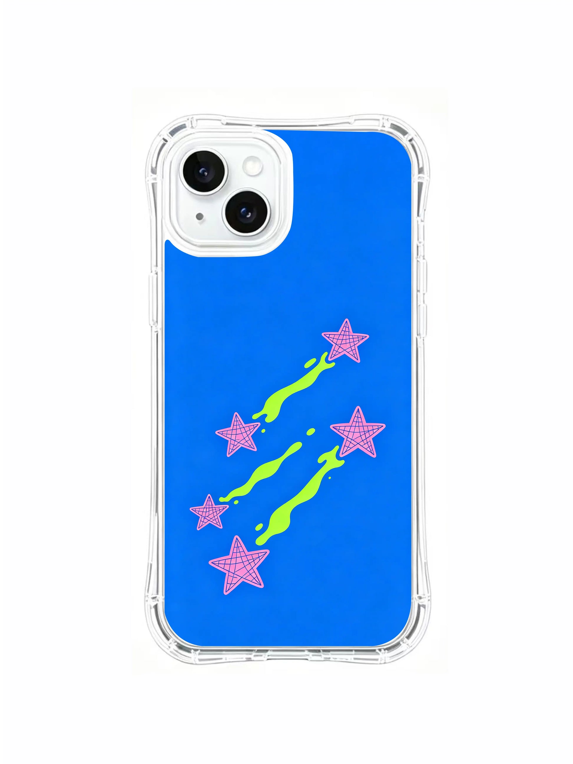 PhoneCasing Unique Star Trail Art iPhone 15 Plus Case, luxury artistic case made in California