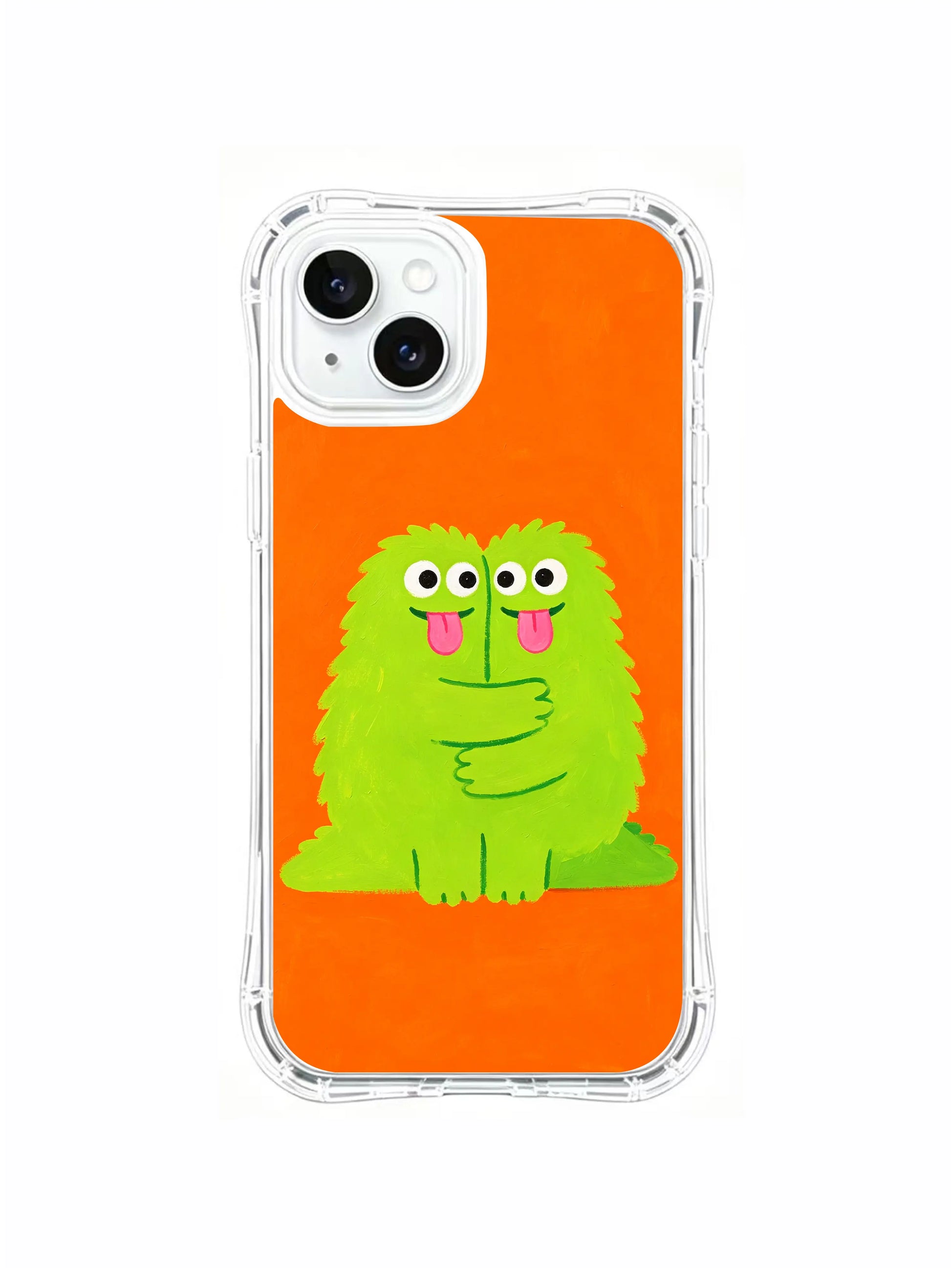 PhoneCasing Unique Surreal Twin Art iPhone 15 Plus Case, luxury artistic case made in California