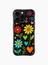 Valentine Soft Romantic Neon Daisy Love Gift görseli içeren iPhone 13 Pro Max kılıfı